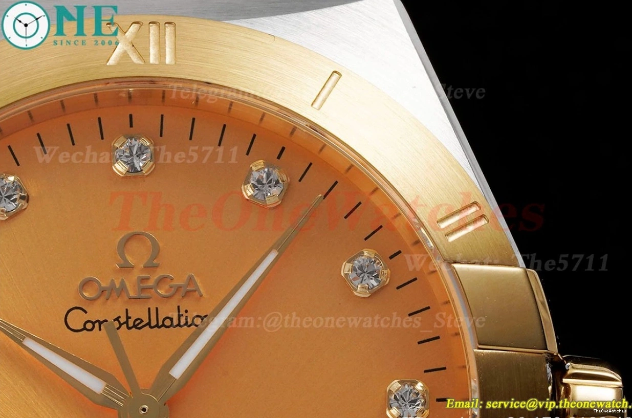 39mm Yellow Dia YG ASWF Constellation A8800 SS 0215